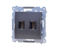 Kontakt simon 54 dghdmi2.01/48 gniazdo hdmi podwójne