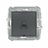 KARLIK ICON 28IWPUS-4.1 Łącznik zwierny jednobiegunowy  w stylu amerykańskim (jeden klawisz bez piktogramu)