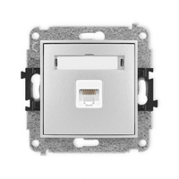 KARLIK ICON 7IGK-1  Gniazdo komputerowe pojedyńcze  1xRJ45