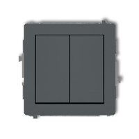 KARLIK DECO 28DWP-66.1 Łącznik podwójny krzyżowy (dwa klawisze bez piktogramu)