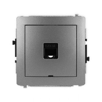 KARLIK DECO 11DGKBO-1  Gniazdo komputerowe pojedyńcze  1xRJ45