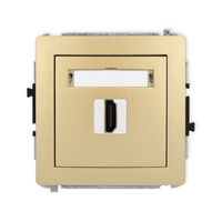 KARLIK DECO 29DHDMI-3  Gniazdo pojedyńcze  HDMI 2.0