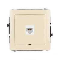 KARLIK DECO 1DGKBO-7  Gniazdo komputerowe pojedyńcze  1xRJ45