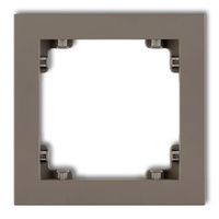 KARLIK DECO 49DR-1 Ramka uniwersalna pojedyncza z tworzywa DECO Pastel Matt