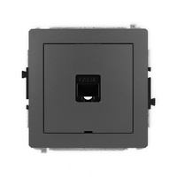 KARLIK DECO 28DGKBO-1  Gniazdo komputerowe pojedyńcze  1xRJ45