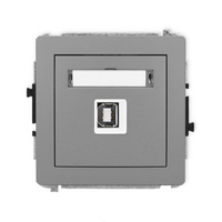 KARLIK DECO 27DGUSB-3  Gniazdo pojedyńcze  USB A-B 2.0