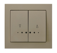 OSPEL KIER ŁP-7WS/01 Łącznik żaluzjowy, zwierny, z podświetleniem