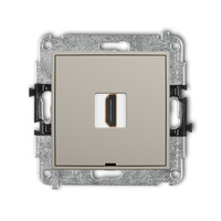 KARLIK ICON 60IHDMIBO-3 Mechanizm gniazda pojedynczego HDMI 2.0, 4K, bez pola opisowego