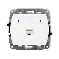 KARLIK TREND GK-1e  Gniazdo komputerowe pojedyńcze  1xRJ45