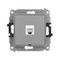 KARLIK ICON 27IGKBO-3  Gniazdo komputerowe pojedyńcze  1xRJ45