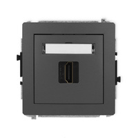KARLIK DECO 28DHDMI-3  Gniazdo pojedyńcze  HDMI 2.0