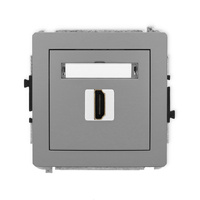 KARLIK DECO 27DHDMI-3  Gniazdo pojedyńcze  HDMI 2.0