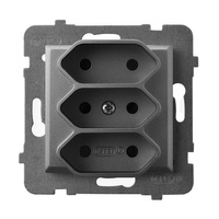 Ospel aria GP-3U/m/70 Gniazdo potrójne EURO