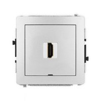 KARLIK DECO 7DHDMIBO-5 Mechanizm gniazda pojedynczego HDMI 2.1, 8K, bez pola opisowego