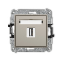 KARLIK ICON 60IGUSB-1 Mechanizm gniazda pojedynczego USB A-A 2.0