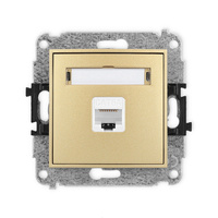 KARLIK ICON 29IGK-7  Gniazdo komputerowe pojedyńcze  1xRJ45