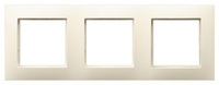 OSPEL Aria Ramka potrójna ecru R-3U/27