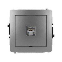KARLIK DECO 11DGKBO-1e  Gniazdo komputerowe pojedyńcze  1xRJ45