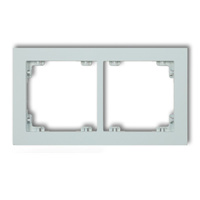 KARLIK DECO 47DR-2 Ramka uniwerstalna podwójna z tworzywa DECO Pastel Matt