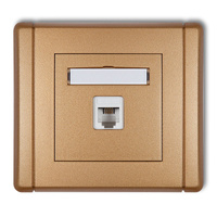 KARLIK FLEXI 8FGT-1  Gniazdo telefoniczne pojedyncze 1xRJ11