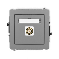 KARLIK DECO 27DGF-1.1 Gniazdo antenowe pojedyńcze typu F (SAT) pozłacany