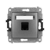 KARLIK ICON 11IGK-3  Gniazdo komputerowe pojedyńcze  1xRJ45