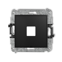 KARLIK ICON 12IGMBO-1P  Gniazdo multimedialne pojedynczego bez modułu