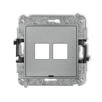 KARLIK ICON 7IGMBO-2P  Gniazdo multimedialne podwójnego bez modułu