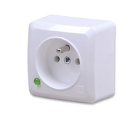 ELEKTRO-PLAST Nasielsk 3733-00 BERG gniazdo GNT 2P+Z IP20 białe