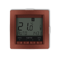 KARLIK DECO 9DRT-3.2 Mechanizm uniwersalnego elektronicznego tygodniowego regulatora temperatury (podświetlenie niebieskie)
