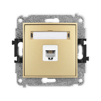 KARLIK ICON 29IGT-1  Gniazdo telefoniczne pojedyńcze  1xRJ11