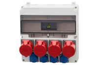 F-ELEKTRO F3.0763  Rozdzielnica LAGO 17M g/p 3x16/5, 32/5, 4x230V