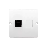 Kontakt-Simon Basic Gniazdo RJ45 poj. kat. 5e (moduł) BMF51.02/11 Biały