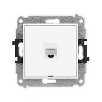 KARLIK ICON 25IGKBO-3  Gniazdo komputerowe pojedyńcze  1xRJ45