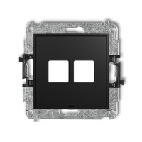 KARLIK ICON 12IGMBO-2P  Gniazdo multimedialne podwójnego bez modułu