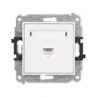KARLIK ICON 25IGK-1  Gniazdo komputerowe pojedyńcze  1xRJ45
