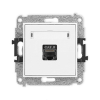 KARLIK ICON IGK-11  Gniazdo komputerowe pojedyńcze  1xRJ45
