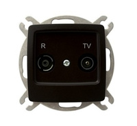 OSPEL KARO GPA-14SP/m/40 Gniazdo RTV przelotowe 14-dB