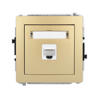 KARLIK DECO 29DGK-7 Gniazdo komputerowe pojedyńcze 1xRJ45