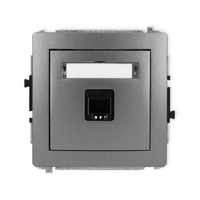 KARLIK DECO 11DGT-1  Gniazdo telefoniczne pojedyńcze  1xRJ11