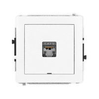 KARLIK DECO 25DGKBO-1e  Gniazdo komputerowe pojedyńcze  1xRJ45