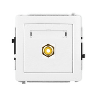 KARLIK DECO 25DGRCA-1  Gniazdo pojedyńcze  RCA (typu cinch - żółty