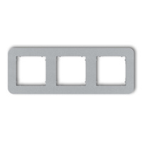 KARLIK MINI 7MRTZ-3 Ramka uniwersalna potrójna zaokrąglona z tworzywa