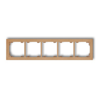 KARLIK DECO 8DR-5 Ramka uniwersalna pięciokrotna z tworzywa