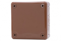 F-ELEKTRO F1.0312 Puszka H55-M 98x98x42 IP55 12-wylotowa brązowa