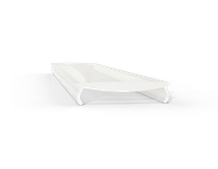 Szybka mleczna do profilu aluminiowego nawierzchniowego, narożnego, wpuszczanego 2 metry 1szt