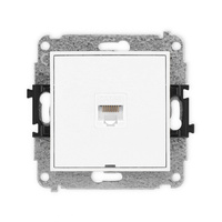KARLIK ICON 25IGKBO-1  Gniazdo komputerowe pojedyńcze  1xRJ45