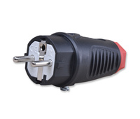 PCE TAURUS 2 0521-SR WTYCZKA GUMOWA Z BOLCEM UNI-SCHUKO 16A