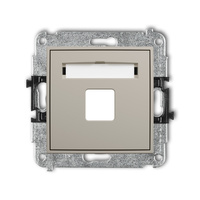 KARLIK MINI 60MGM-1P Mechanizm gniazda multimedialnego pojednczego bez modułu (standard Keystone)