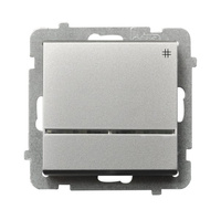 OSPEL SONATA ŁP-4RS/m/38 Łącznik krzyżowy z podświetleniem niebieskim